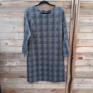 Banana Republic Tartan Midi Dress Size 14